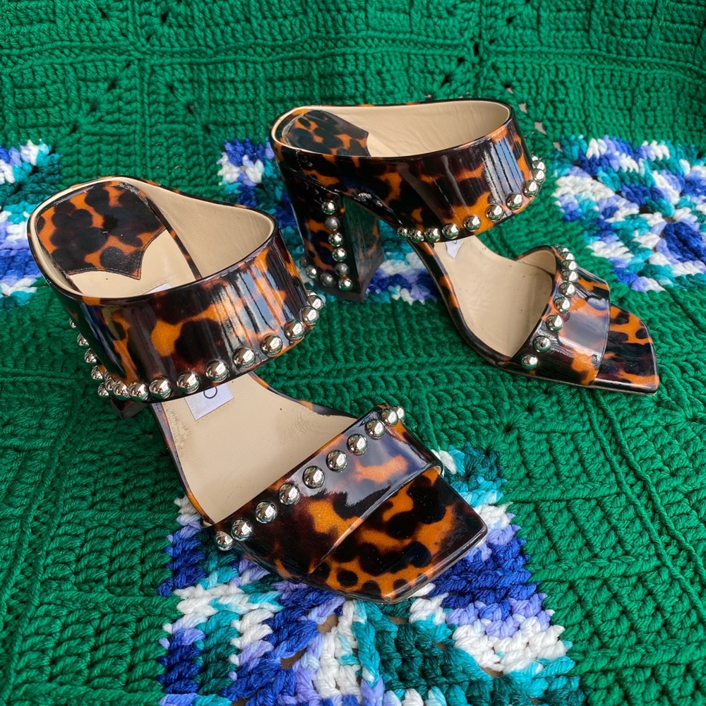 Jimmy Choo studded hard shell heels